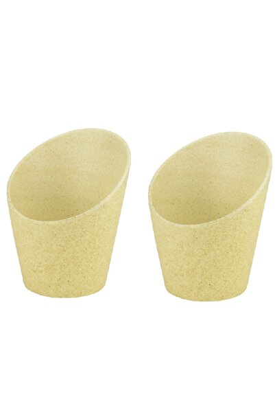 Culinaro Σετ 2 κωνικών μπολ με λοξότμητη λαβή, πορσελάνινος μπουφές Cove 13xΥ...