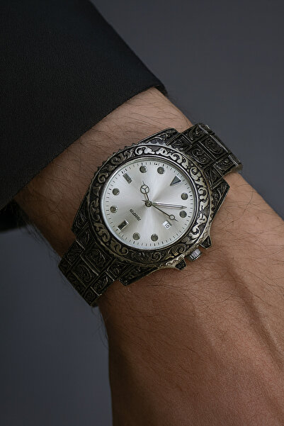 G Sport POLO Antique Embroidered Calendar Men's Wristwatch