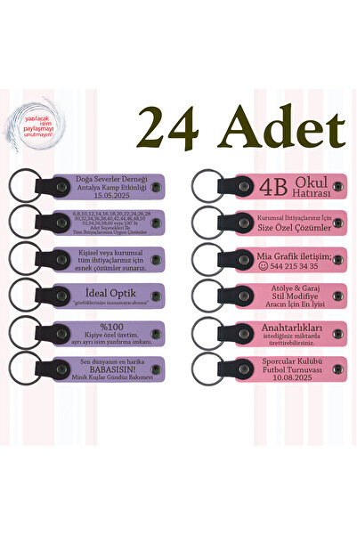 miawiki سلسلة مفاتيح جلدية مع اسم مكتوب، بنفسجي وأزرق داكن، مجموعة من 24 قطعة...