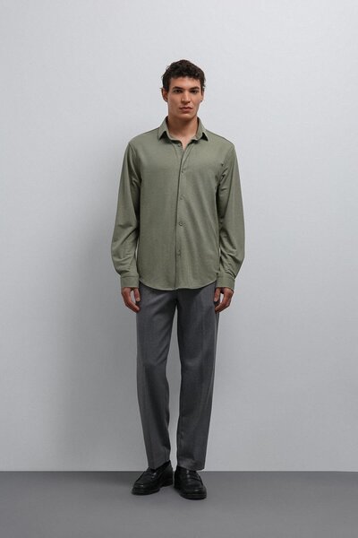 Antioch Khaki Relax Fit Men's Shirt