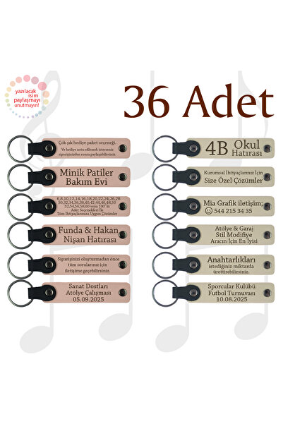 miawiki سلسلة مفاتيح مكتوب عليها اسم، بنفسجي وأزرق داكن، مجموعة من 36 هدية خا...