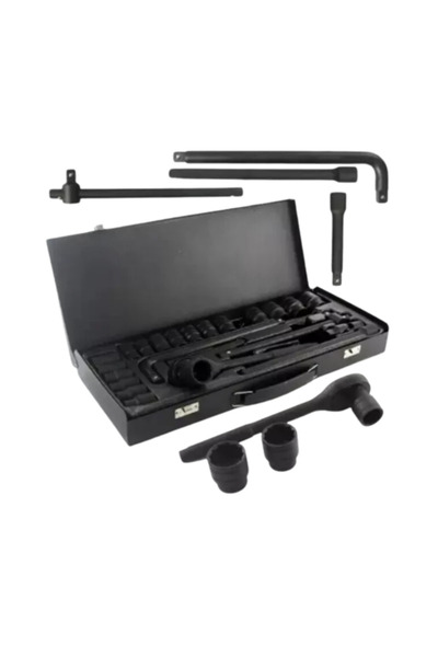 OEM Trusa Profesionala Chei Tubulare 1/2" de Impact, 24 Piese, Otel, Dimensiu...