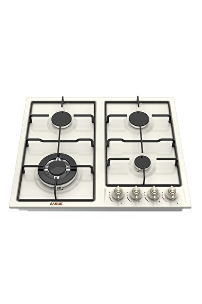 Samus Built-in gas hob PSG-64VS3 with 4 burners, Width 58 cm, Metal grates