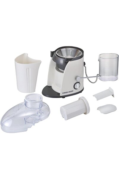 Other BLACK+DECKER High-Speed Juicer 400W, 65mm Feed Tube, 1.3L Pulp, White - JE400-B5