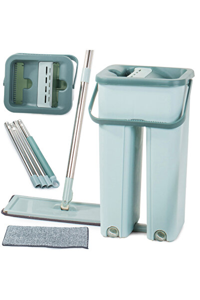 KESNUP Σετ καθαρισμού σφουγγαρίστρας και κουβά με στίφτη, εντατικό καθάρισμα,...