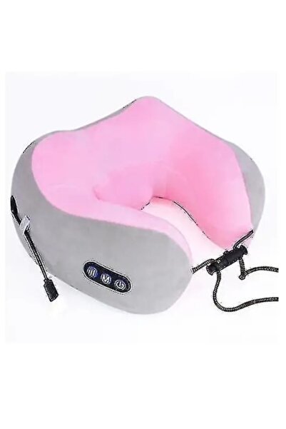 Flippy Електрическа цервикална възглавница с масаж за релаксация - розово-сива