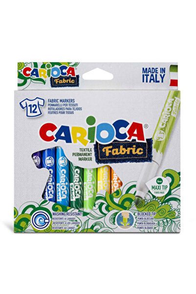 ileri grup أقلام تلوين قماشية من كاريوكا، عبوة ماكسي من 12 قلم