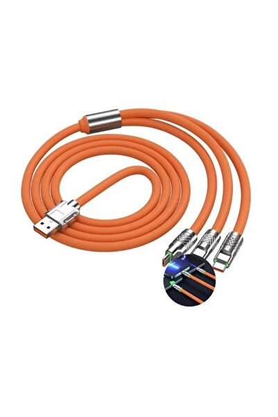 Flippy Кабел за данни / кабел за зареждане 120W Q SJ300 USB / TypeC към iOS /...