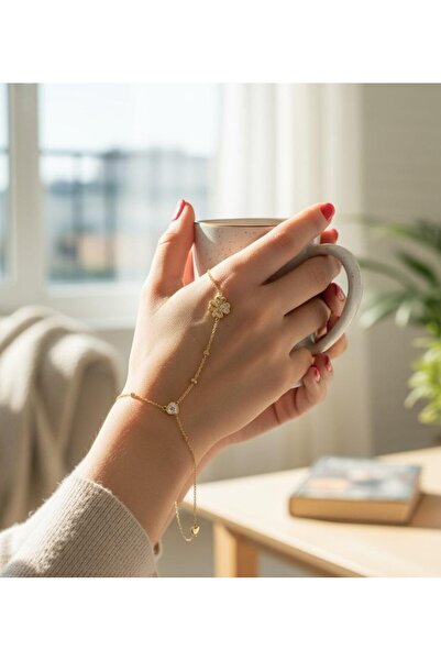 Hakan Güler Kuyumculuk 14 Ayar Altın Yonca Model Şahmeran