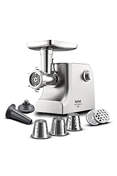 TEFAL Mașină de tocat carne NE858D38, 2200 W, 5,5 kg/min, Argintiu