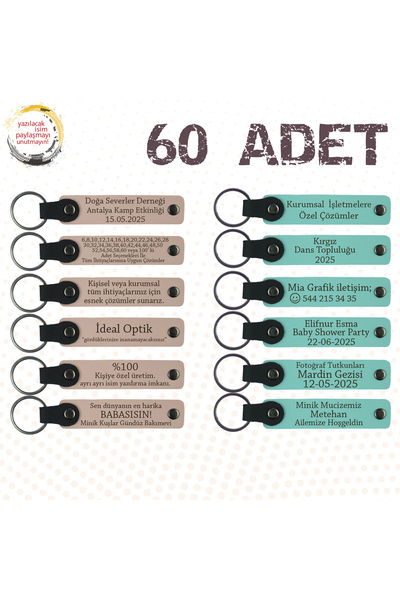 miawiki سلسلة مفاتيح جلدية مكتوبة شخصية، بنفسجي وأزرق داكن، عمل حصري لوكالات ...