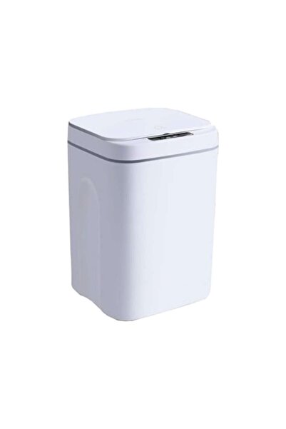 QUAL BRAND Smart Trash Can with Sensor, 16L Capacity, Silent Lid Opening/Closing