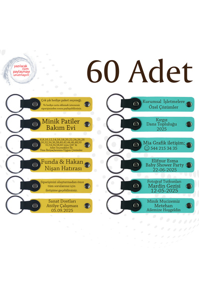 miawiki سلسلة مفاتيح جلدية مكتوبة شخصية، بنفسجي وأزرق داكن، عمل حصري لوكالات ...