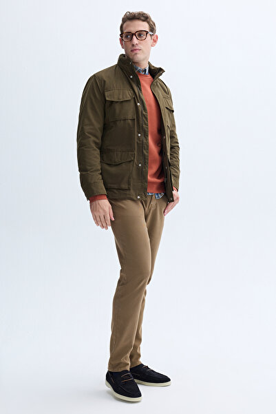 Mudo Thin Coat with Hidden Hood