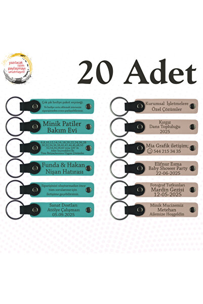 miawiki سلسلة مفاتيح قابلة للكتابة بالاسم، أرجواني وأزرق داكن، مجموعة من 20 ه...