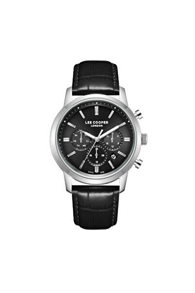 Lee Cooper Men's Multi Function Black Dial Watch - LC08186.351