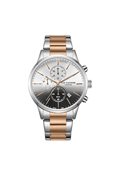 Lee Cooper Men's Multi Function Black/Silver Dial Watch - LC08042.550