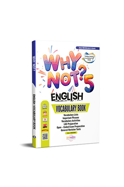 Daymoon Publishing WHY NOT? 5. SINIF WHY NOT ENGLİSH VOCABULARY BOOK (GÜNCEL ...