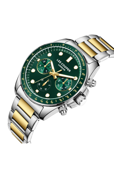 Lee Cooper Men's Multi Function Dark Green Dial Watch - LC08215.270