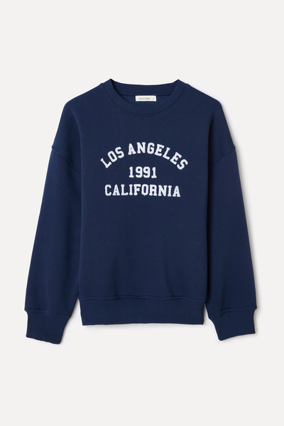 Mudo Oversize Sweatshirt with Crewneck Embroidered