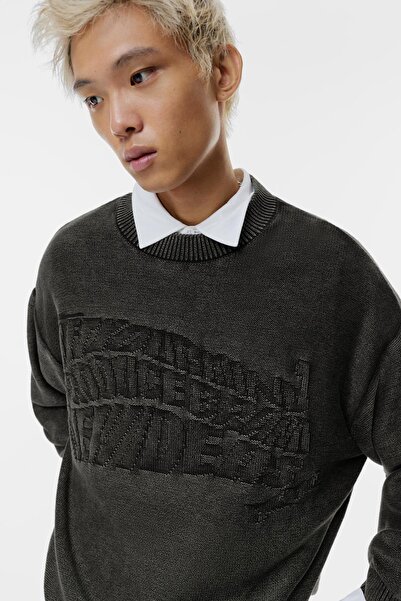 Pull & Bear STWD asit yıkamalı kazak