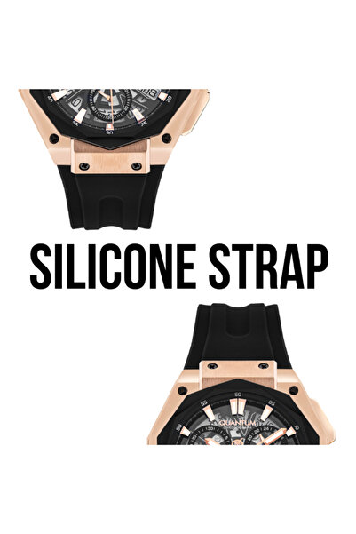 Quantum Men's Chronograph Black Dial Watch - HNG1097.851