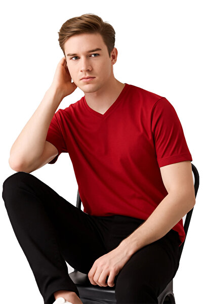 Kardelen Safe@Work V-Neck Short Sleeve Work T-Shirt – Comfortable, Breathable, and Multi-Color Options