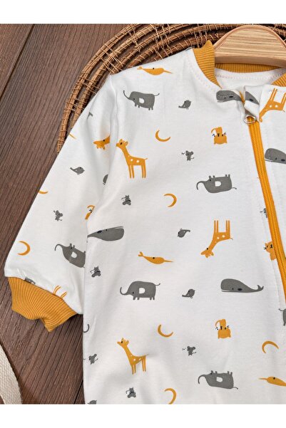 BEBENDY 100% Cotton Animal Printed Lined Unisex Baby Sleeping Bag