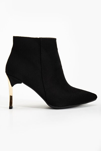 Hayalimdeki Ayakkabı Cizme de damă din piele intoarsa neagra cu varf ascutit,...