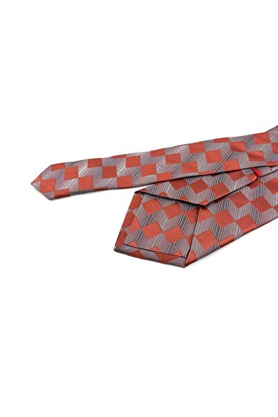 Kravatkolik Италианска копринена вратовръзка в тъмносин цвят с мотив Goulanes Style IK1961