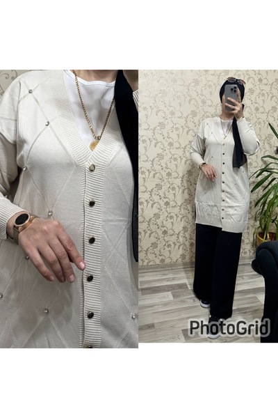 Buti Çelik Kadın Hırka Merserize Standart Beden