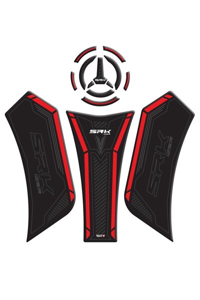 Redline Grafik RKS SRK 125 Kırmızı Tank Pad