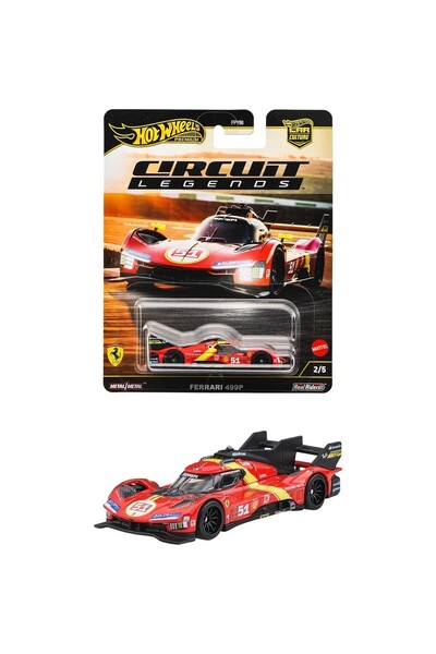 HOT WHEELS Premium Cırcuit Legends Ferrarı 499P FPY86 JBK49