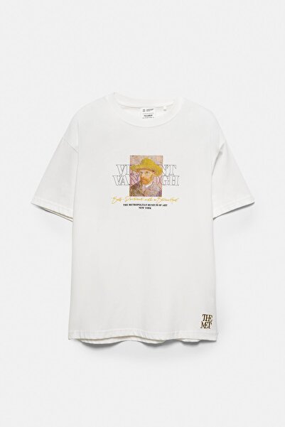 Pull & Bear Van Gogh Self-Portrait T-shirt