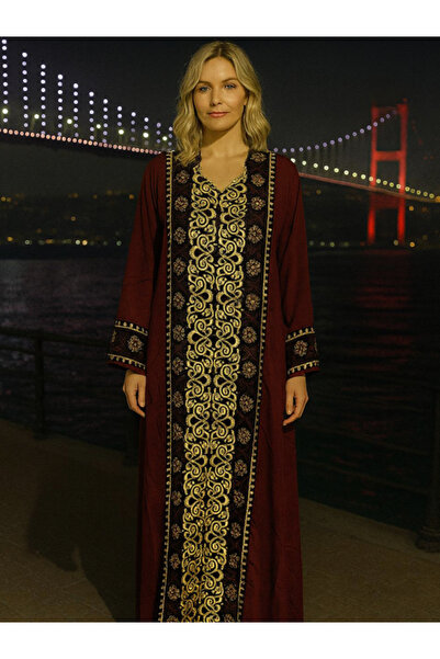 fiore fashion Kimono Galabiya Muslim Dress 145 cm Length