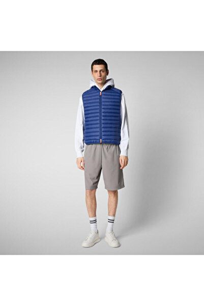 SAVE THE DUCK Erkek Şişme Yelek Mavi - Adam