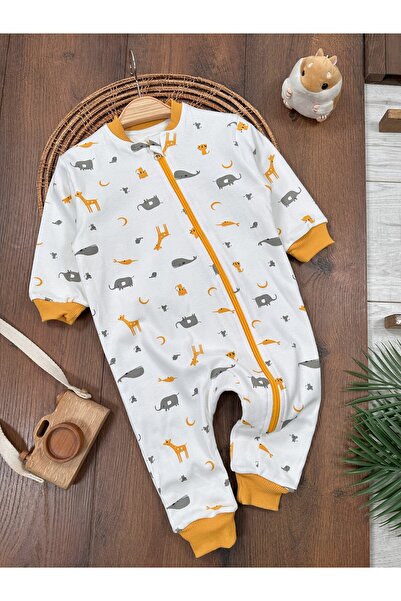 BEBENDY 100% Cotton Animal Printed Lined Unisex Baby Sleeping Bag
