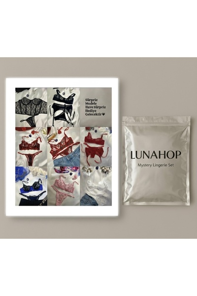 Lunahop Mystery Lingerie Sürpriz Set ( GÖRSELDEKİ RASTGELE 1 SET VE 1 MİNİ HE...