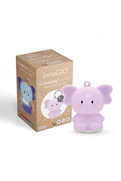 InnoGio Breloc cu lampă din silicon InnoGio, Elefant