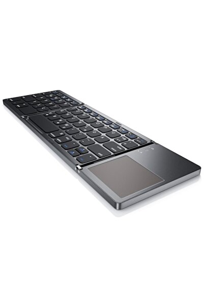 CSL-Computer Bluetooth Foldable Keyboard with Touchpad, Multicolor, Gaming