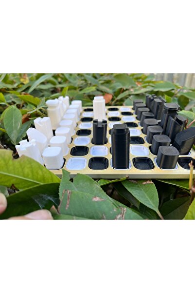 Drb Co Mini 3D Satranç Seti - Eğitici Strateji Oyunu - Hediyelik Satranç Takımı - Öğretici Zeka Oyunu