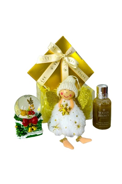 velve Pachet Christmas Family,ornament ren in glob zapada,ingeras pentru brad...