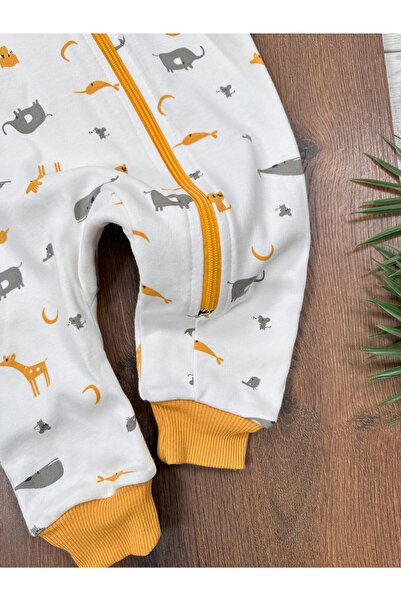 BEBENDY 100% Cotton Animal Printed Lined Unisex Baby Sleeping Bag