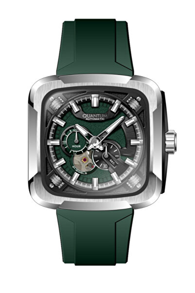 Quantum Men's Automatic Dark Green Dial Watch - QMG1135.375