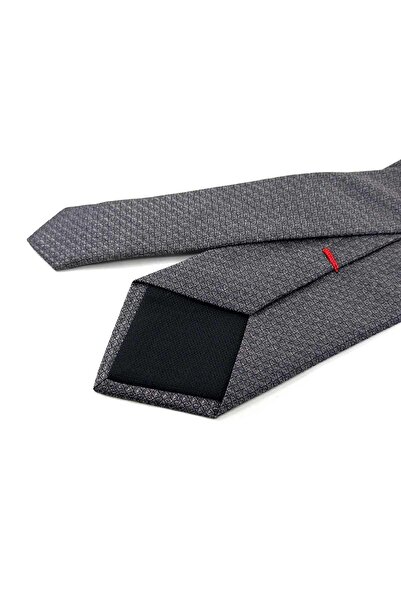 Kravatkolik Ιταλική μεταξωτή γραβάτα με σχέδιο καφέ στιλ Clatter Style İK1996