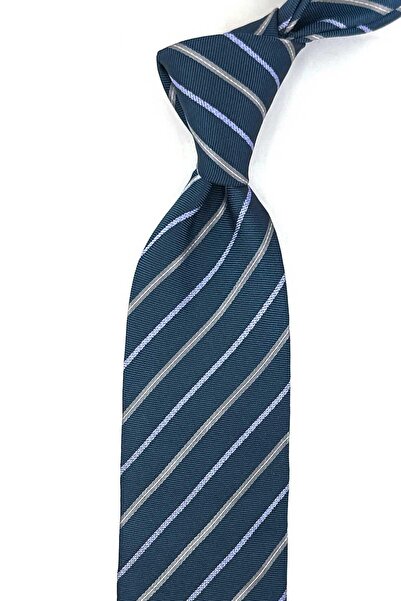 Kravatkolik Балський стиль, кольори нафти, лінійний візерунок, італійський шовковий краватка IK1977