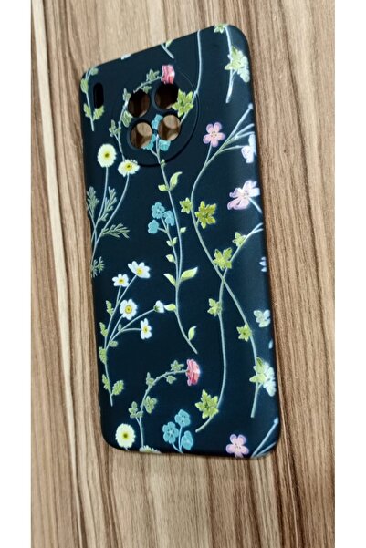 Newon HUAWEİ NOVA 8İ SARMAŞIK/ÇİÇEK BASKILI İÇİ KADİFE PREMİUM SİLİKON TELEFO...