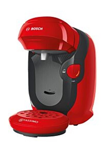 Bosch Capsula espressor Tassimo Style TAS1103, 1400 W, 0.7L, 3.3 bar, Rosu