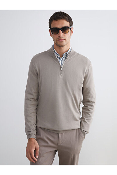 LC Waikiki Özmarka New Season Stand Collar Men's Knitwear Sweater