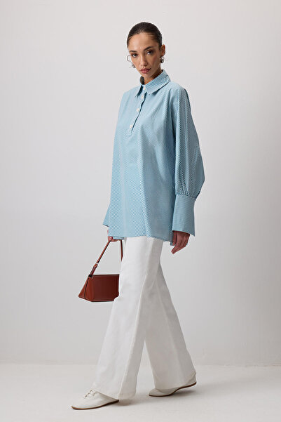 Touché Privé Striped Oversize Poplin Tunic